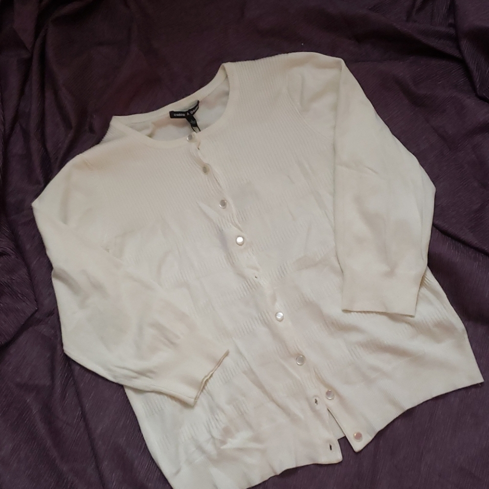 Cream Cardigan